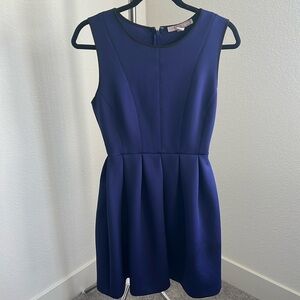 Solid Blue Dress